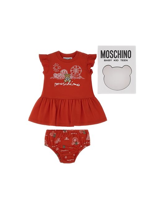 Completo, neonato, logato. MOSCHINO | MDV0C4 LFA0650109